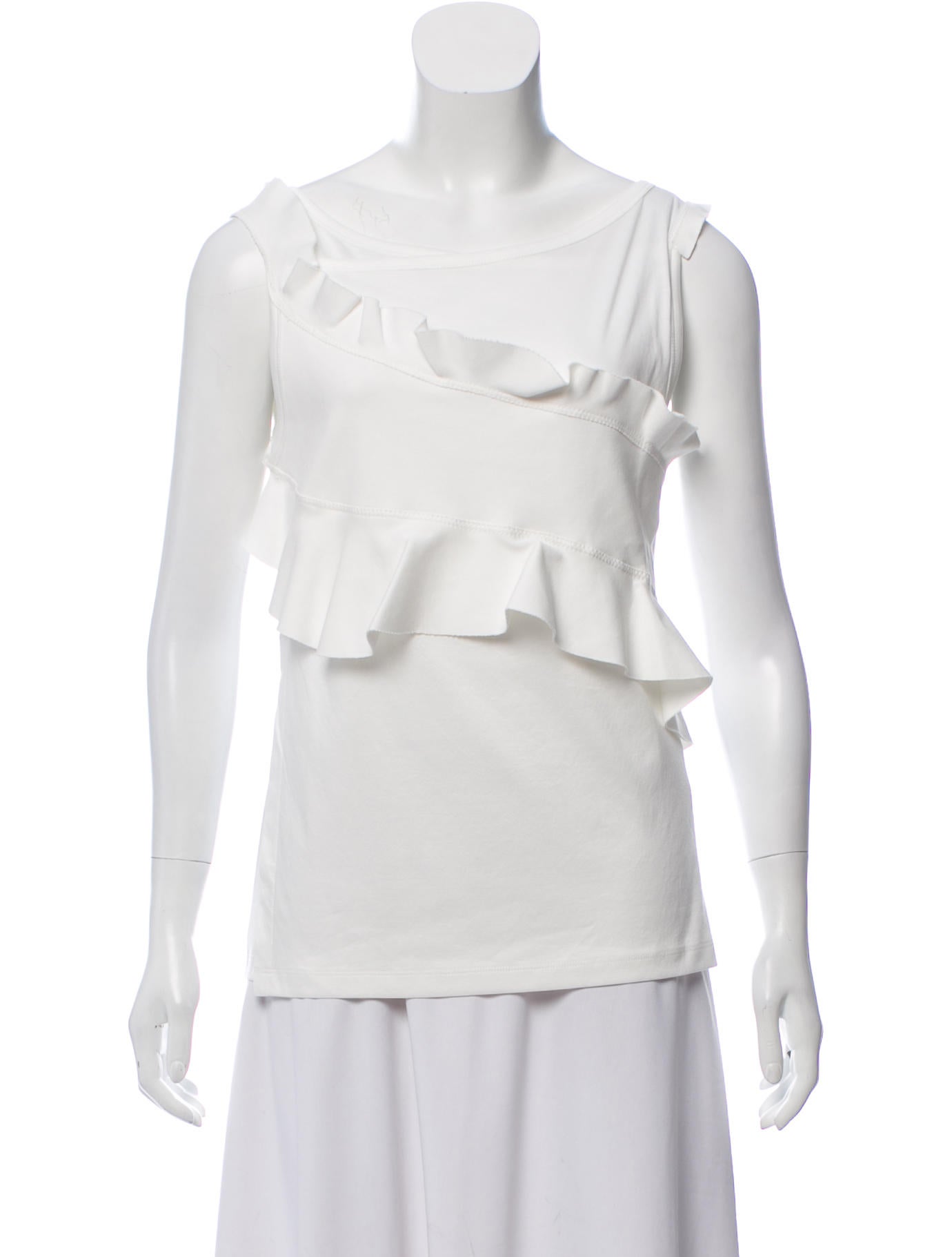 Carven Sleeveless Ruffle Top w/ Tags