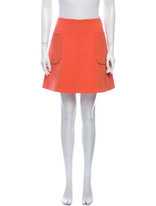 Carven Wool Mini Skirt Wool