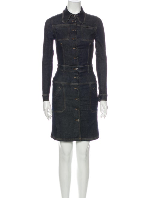 Carven Mini Dress Blue