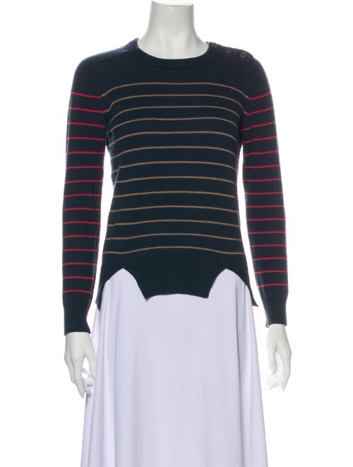 Carven Wool Striped Sweater Wool