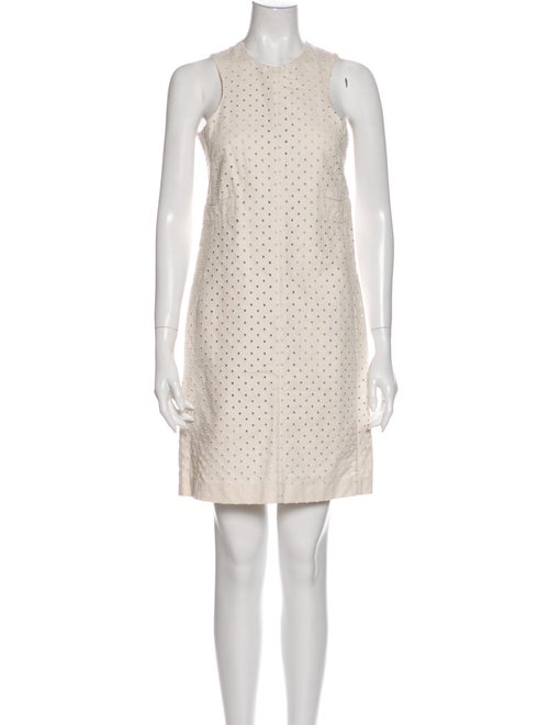 Carven Polka Dot Print Mini Dress