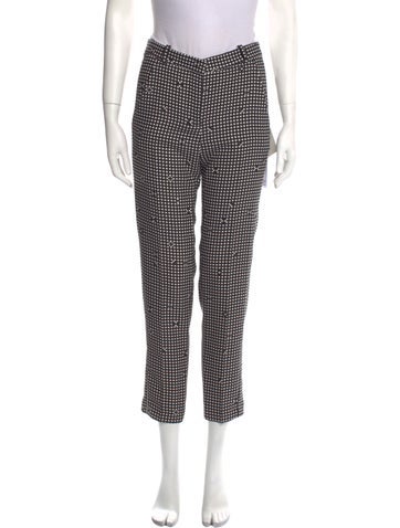 Carven Pants Polka Dot Print Straight Leg Us4, Fr36 | S