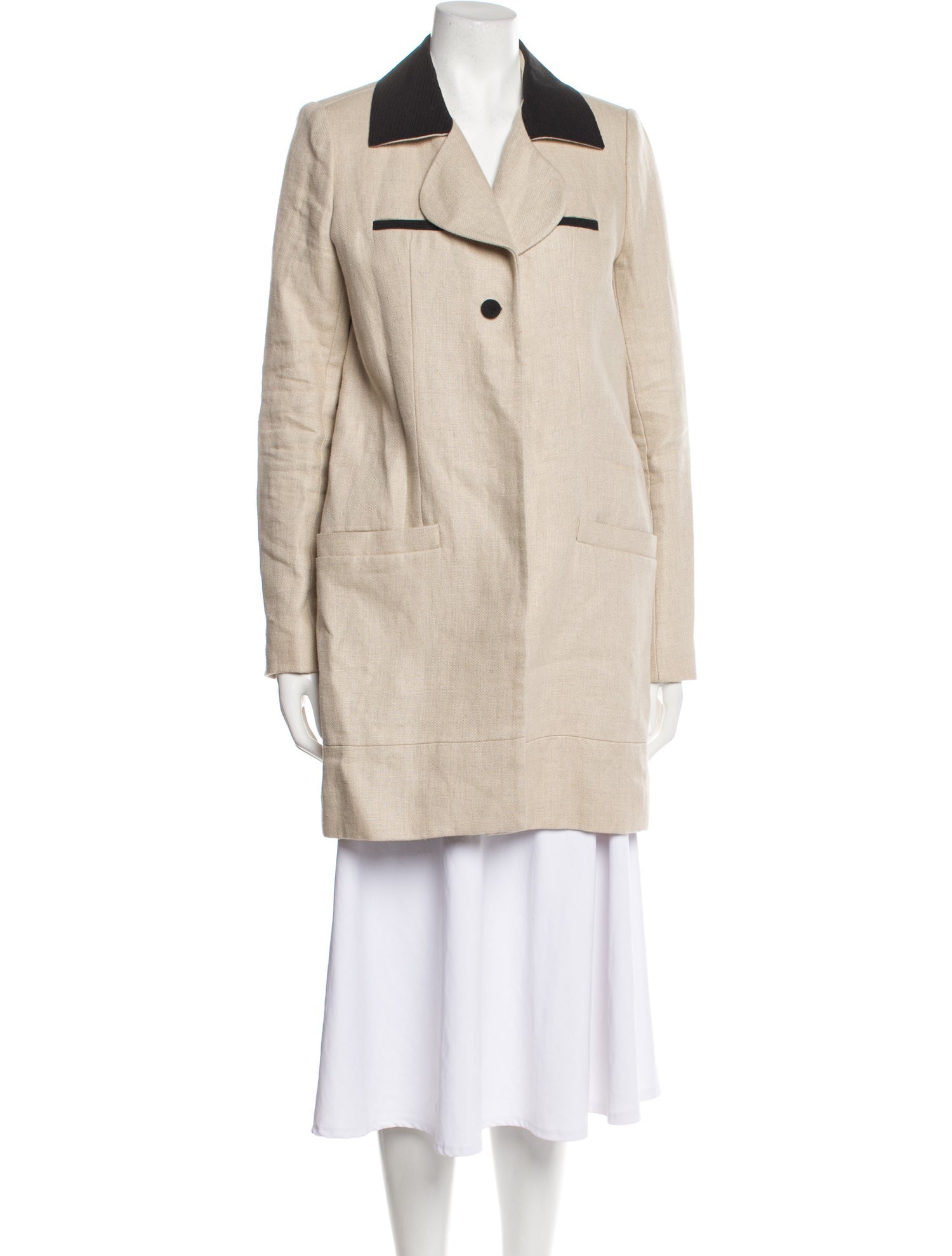 Carven Linen Coat