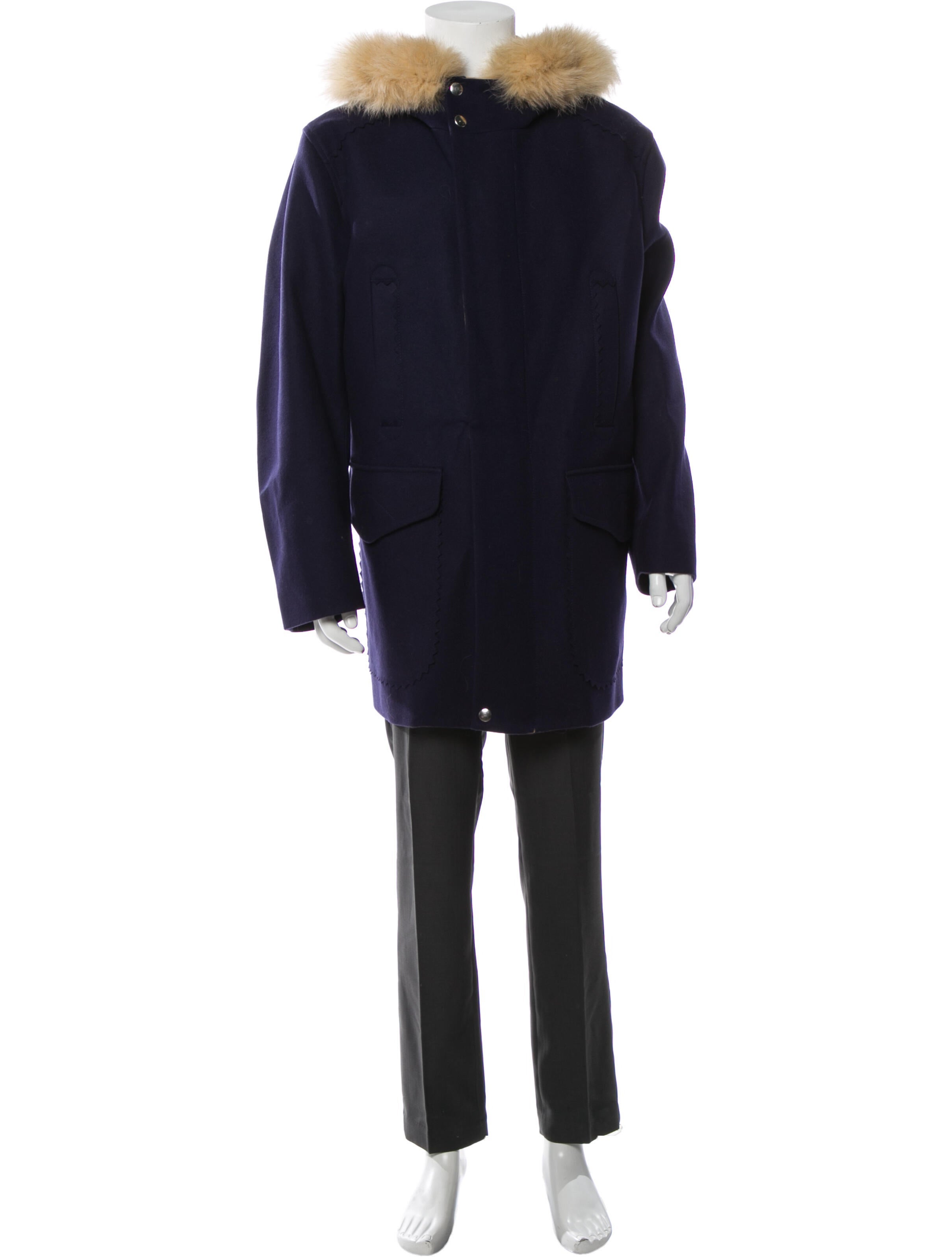 Carven Virgin Wool Parka