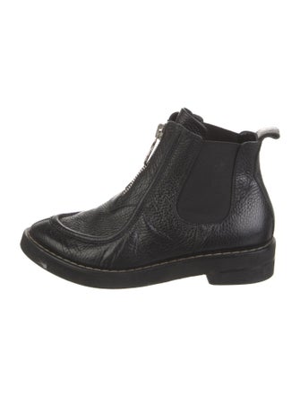 Carven Leather Chelsea Boots
