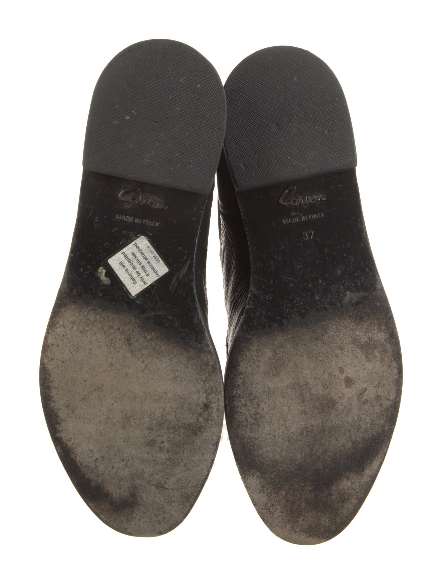 Carven Leather Chelsea Boots