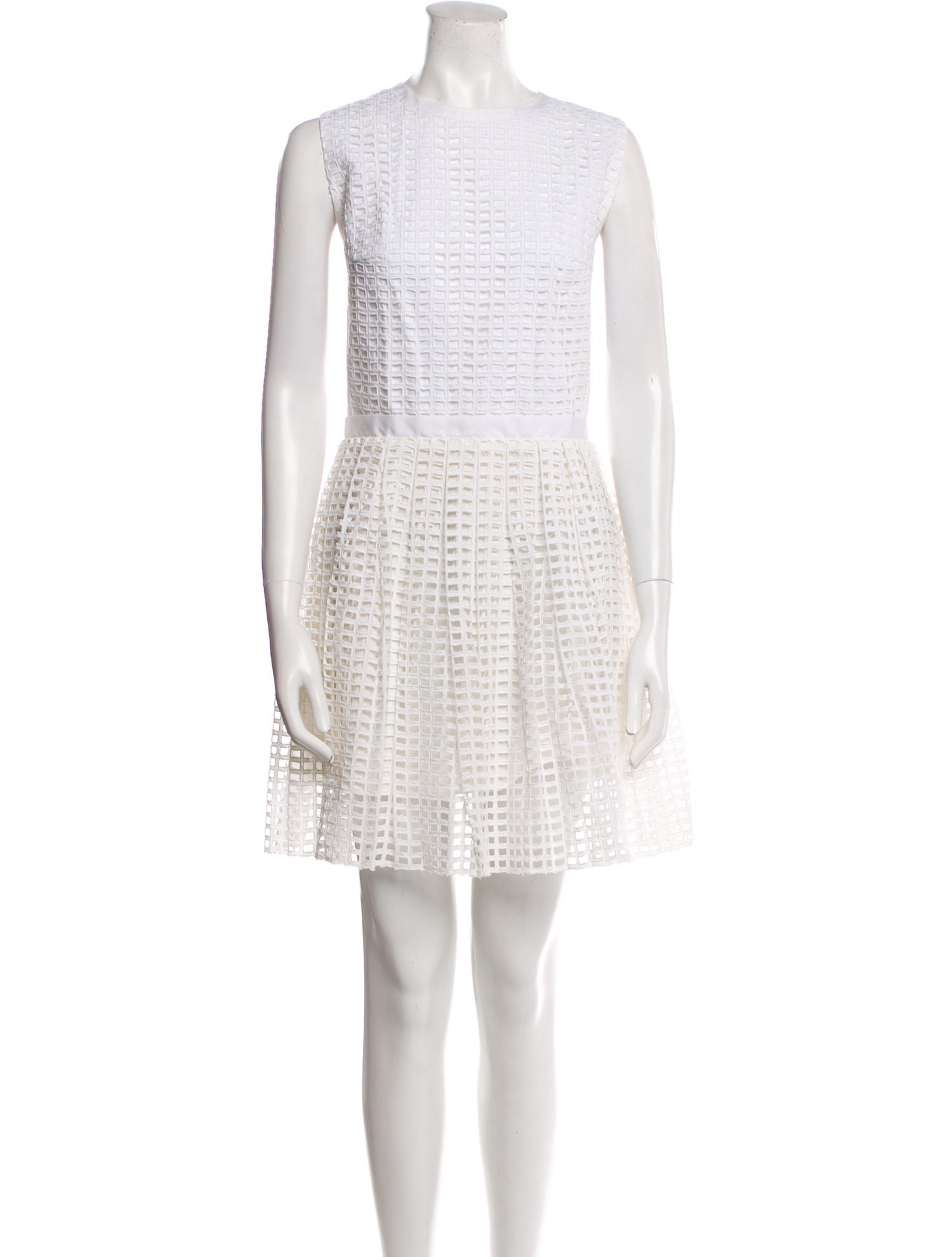 Carven Crew Neck Mini Dress