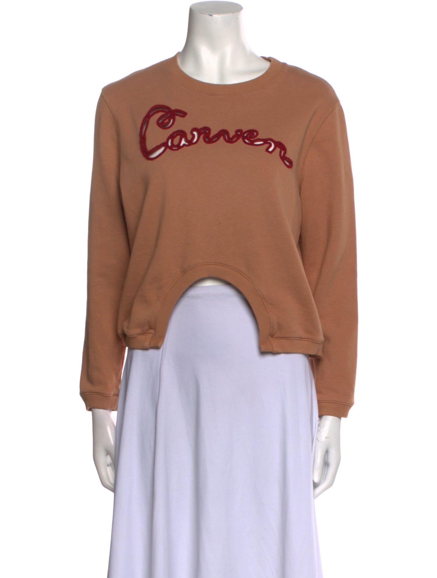 Carven Graphic Print Crew Neck Sweatshirt