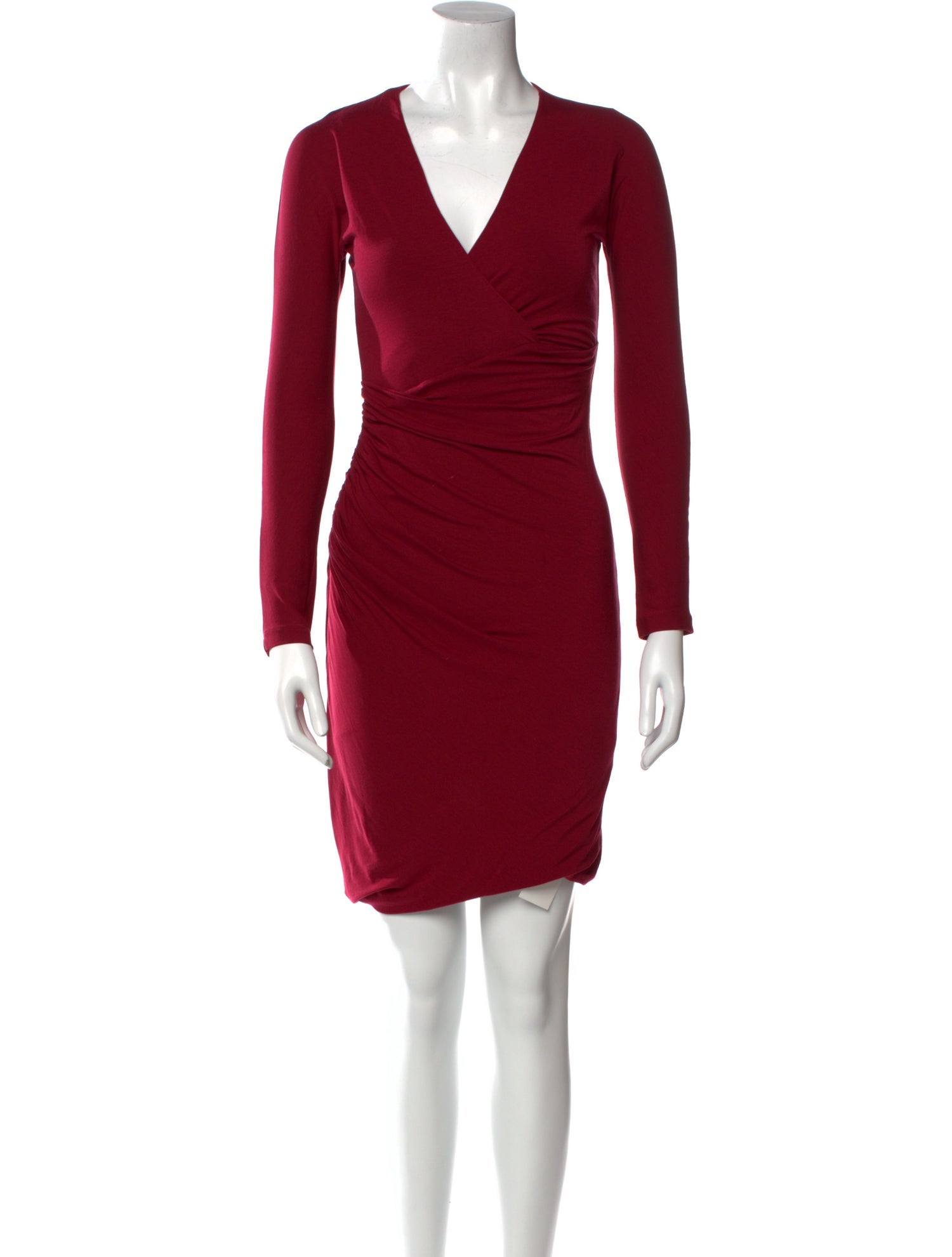 Carven V-Neck Mini Dress
