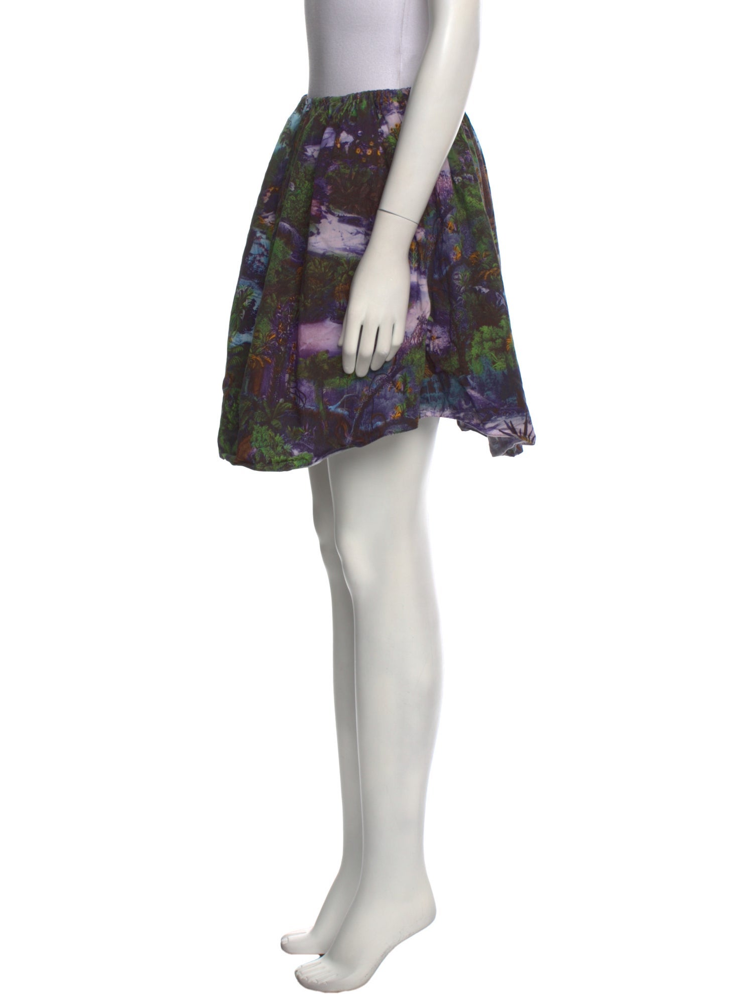 Carven Printed Mini Skirt