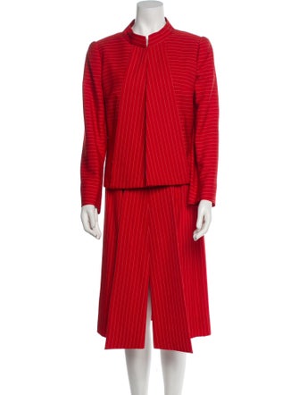 Carven Striped Skirt Suit
