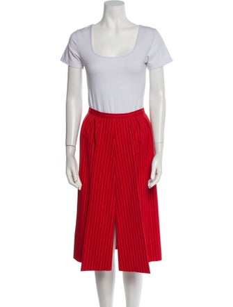 Carven Striped Skirt Suit