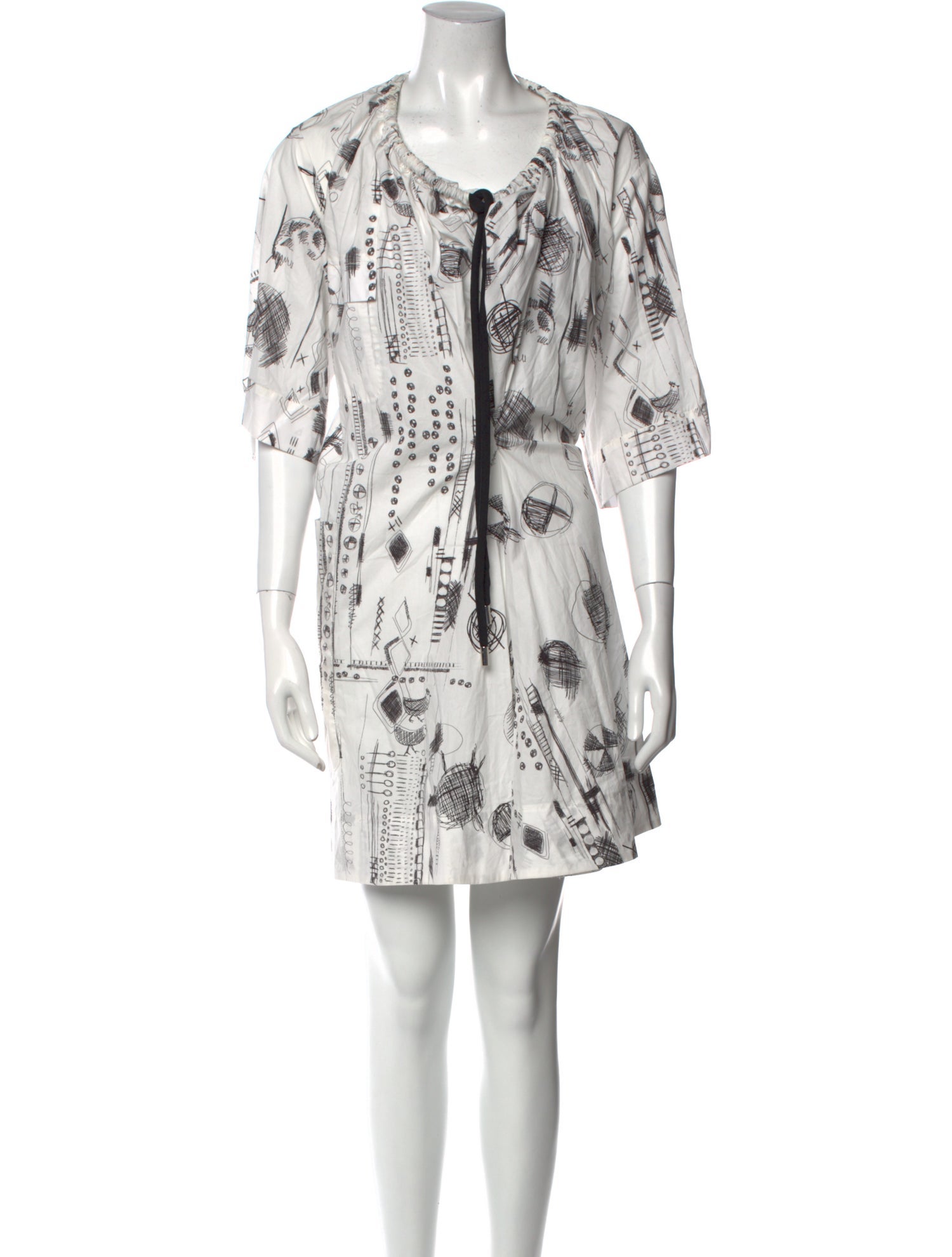 Carven Printed Mini Dress