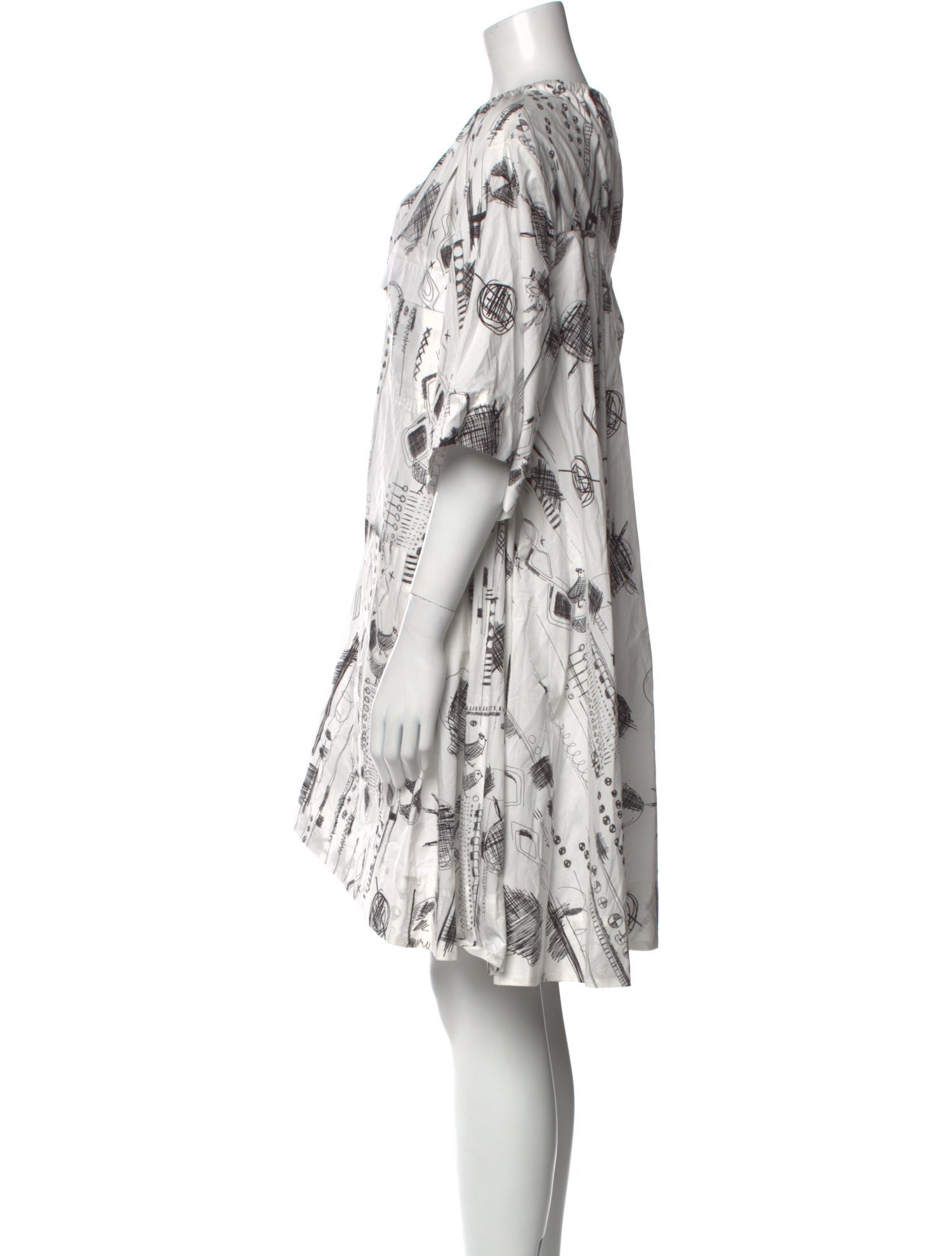 Carven Printed Mini Dress
