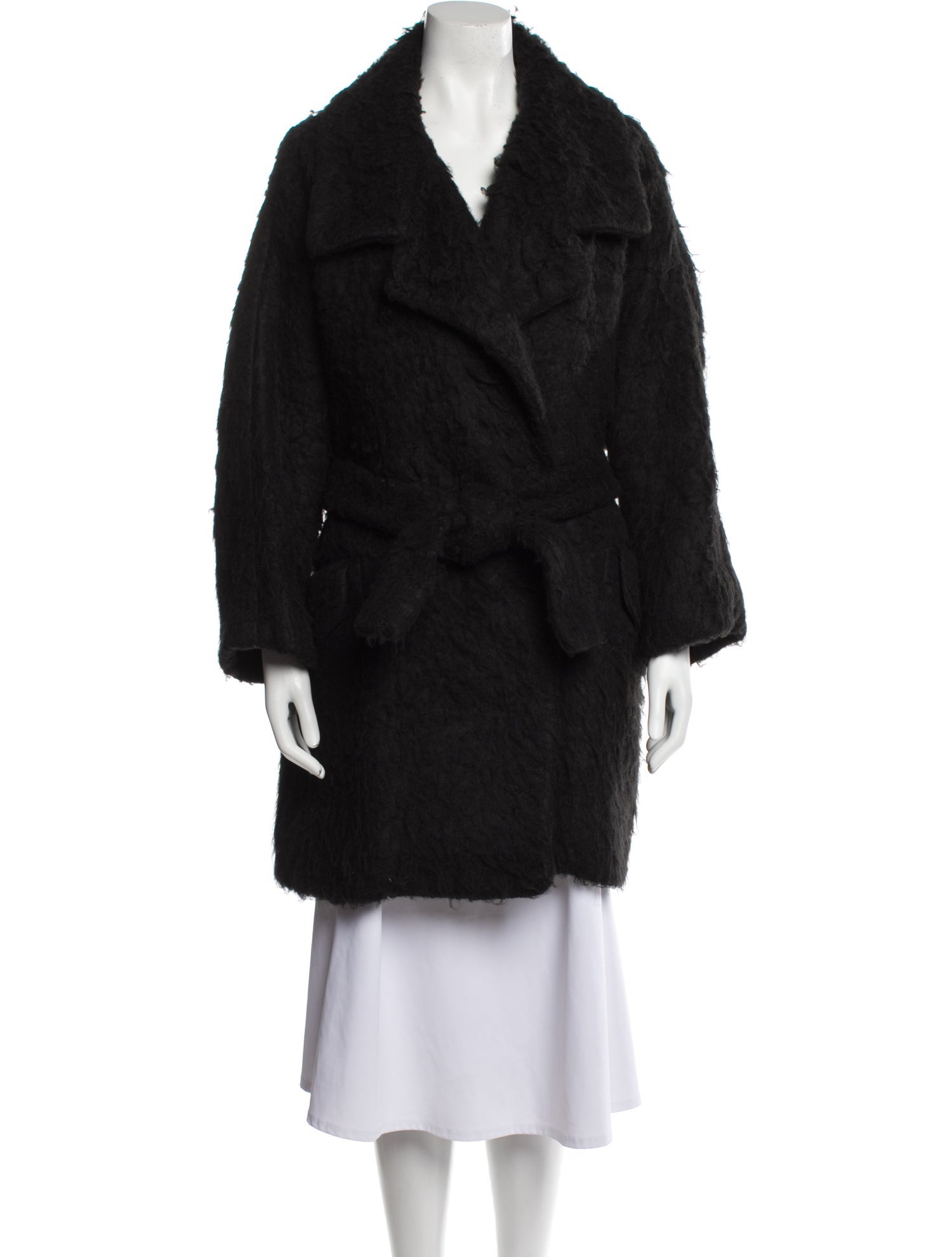 Carven Faux Fur Coat