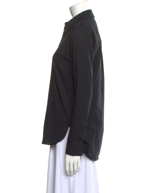 Carven Long Sleeve Button-Up Top