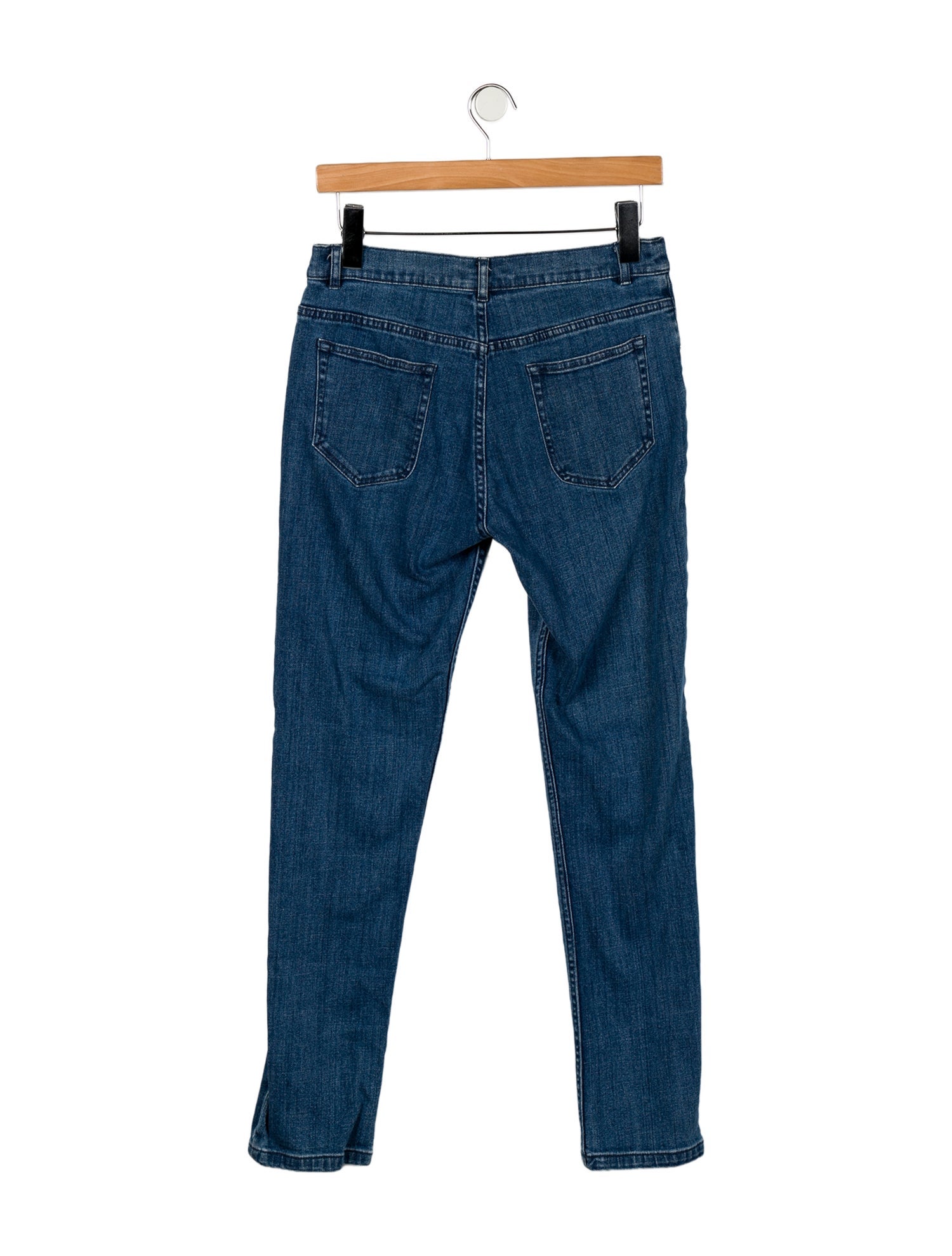 Carven Mid-Rise Straight Leg Jeans