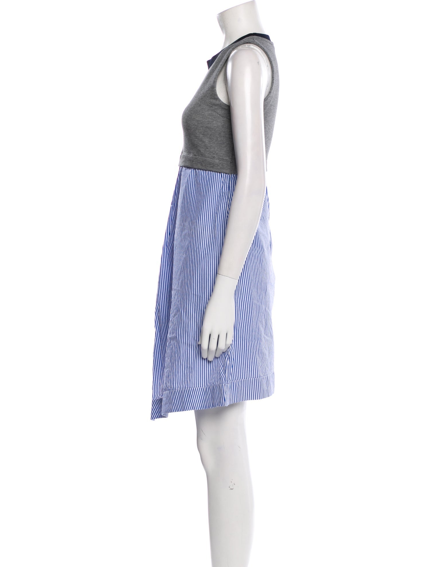 Carven Striped Knee-Length Dress