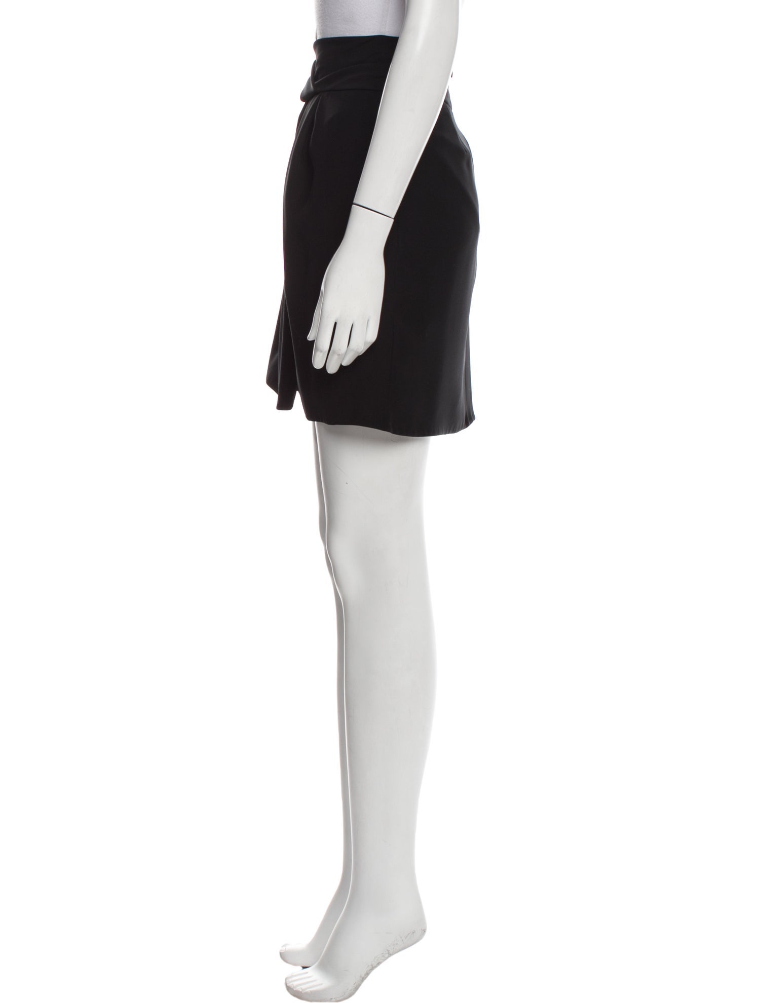 Carven Pleated Accents Mini Skirt