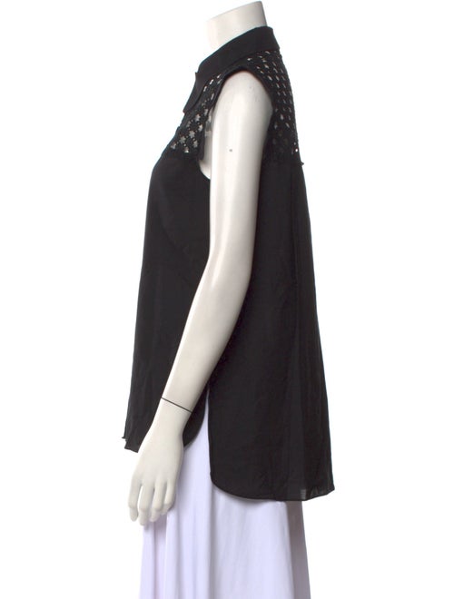 Carven Sleeveless Button-Up Top