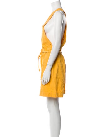 Carven Square Neckline Romper