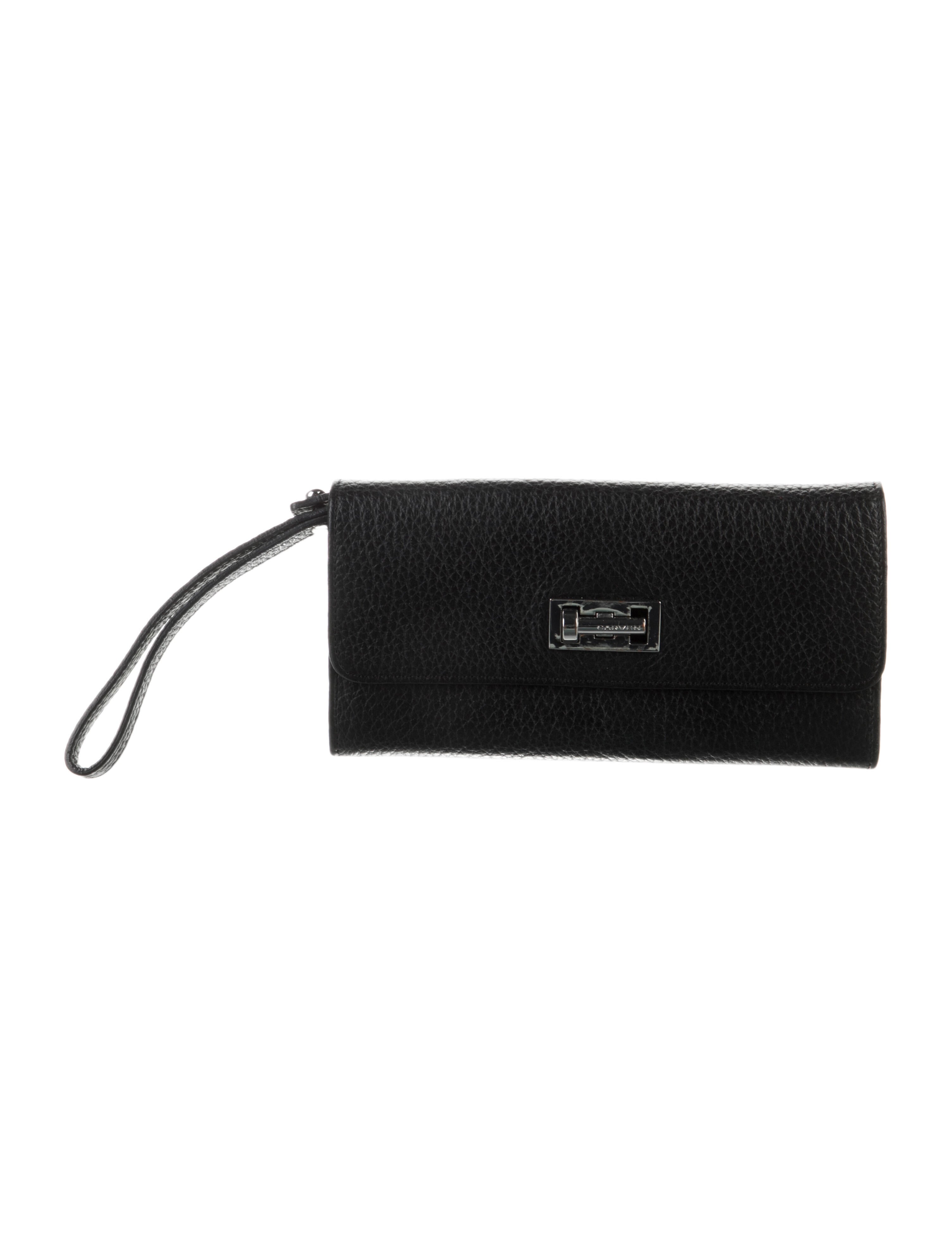 Carven Leather Compact Wallet