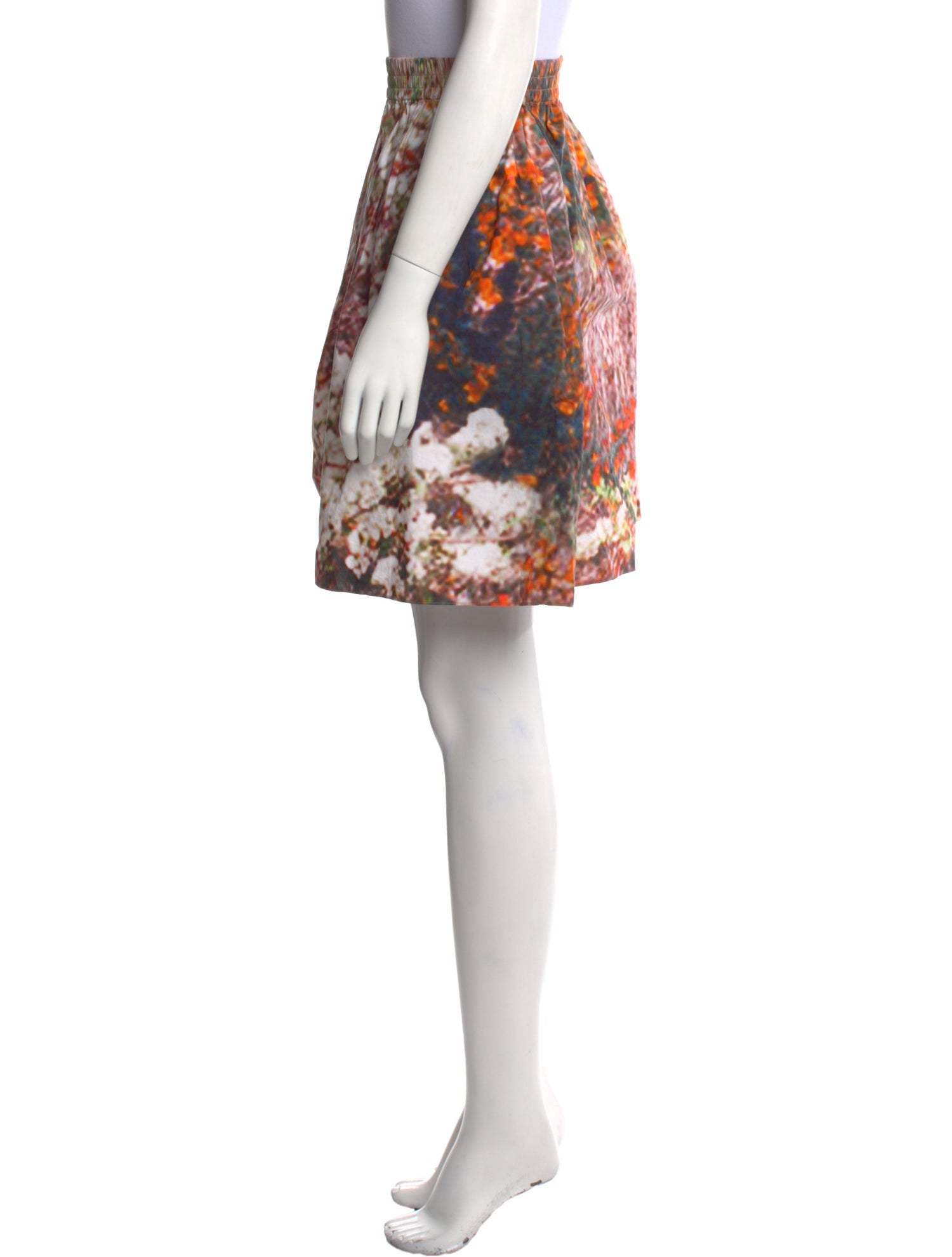 Carven Printed Knee-Length Skirt