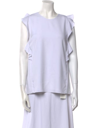 Carven Crew Neck Short Sleeve Top