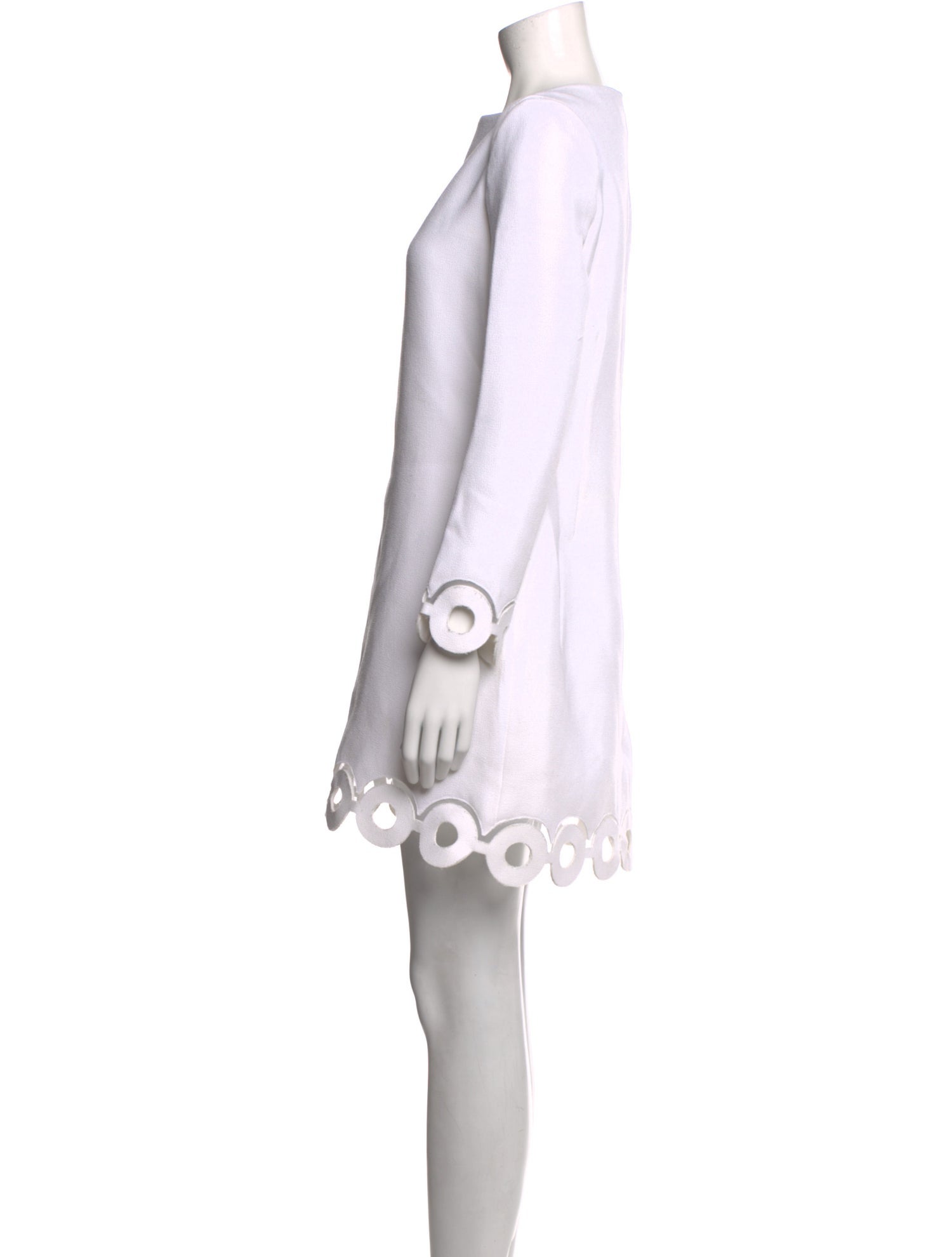 Carven Bateau Neckline Mini Dress