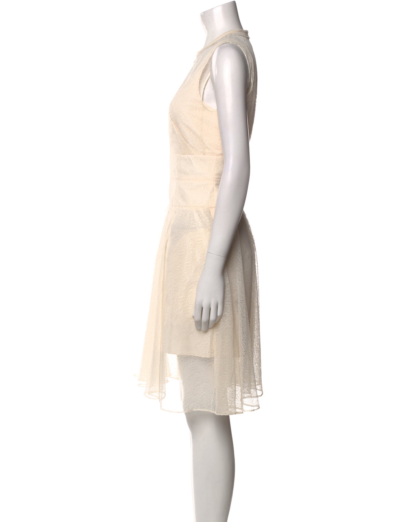 Carven Crew Neck Knee-Length Dress