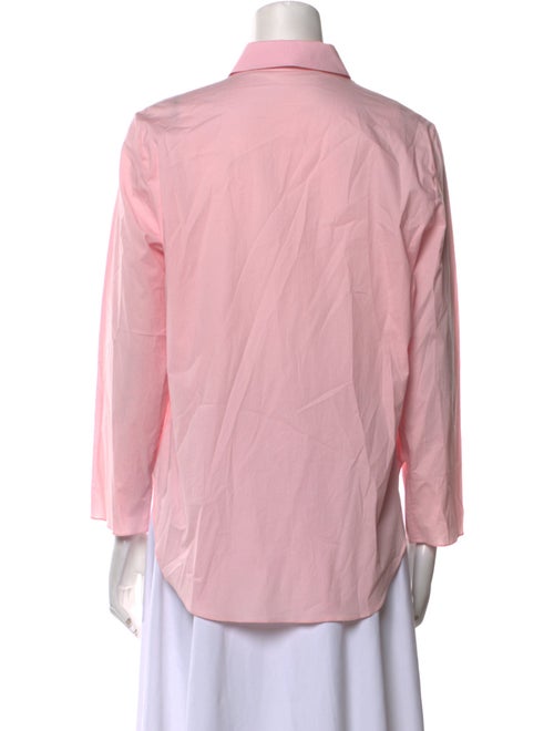 Carven Three-Quarter Sleeve Button-Up Top