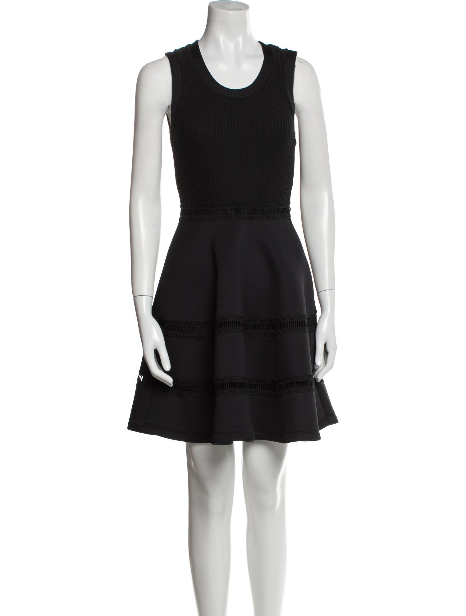 Carven Scoop Neck Mini Dress
