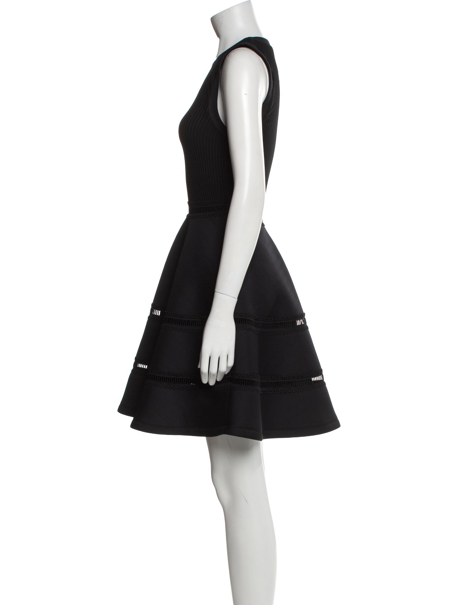 Carven Scoop Neck Mini Dress