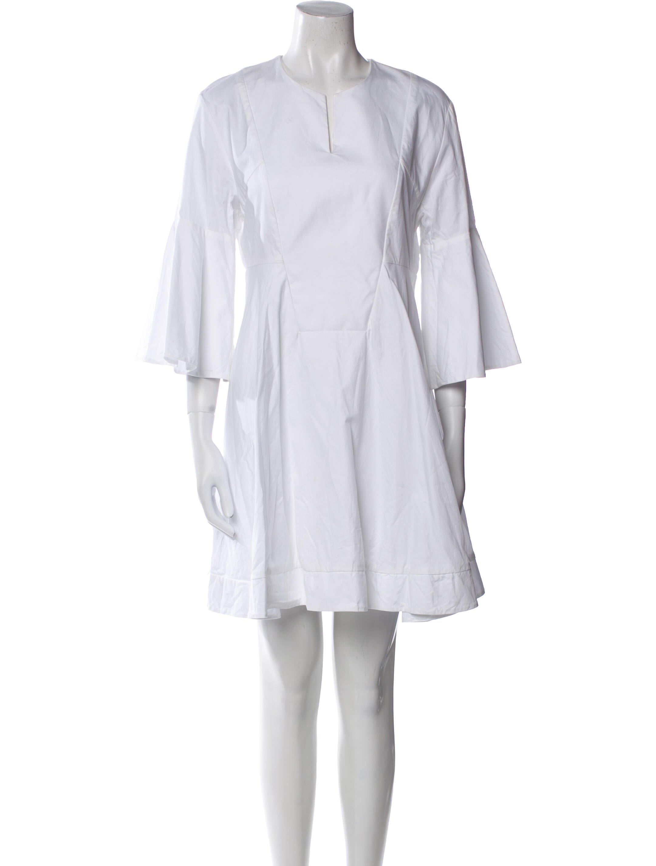 Carven Crew Neck Mini Dress