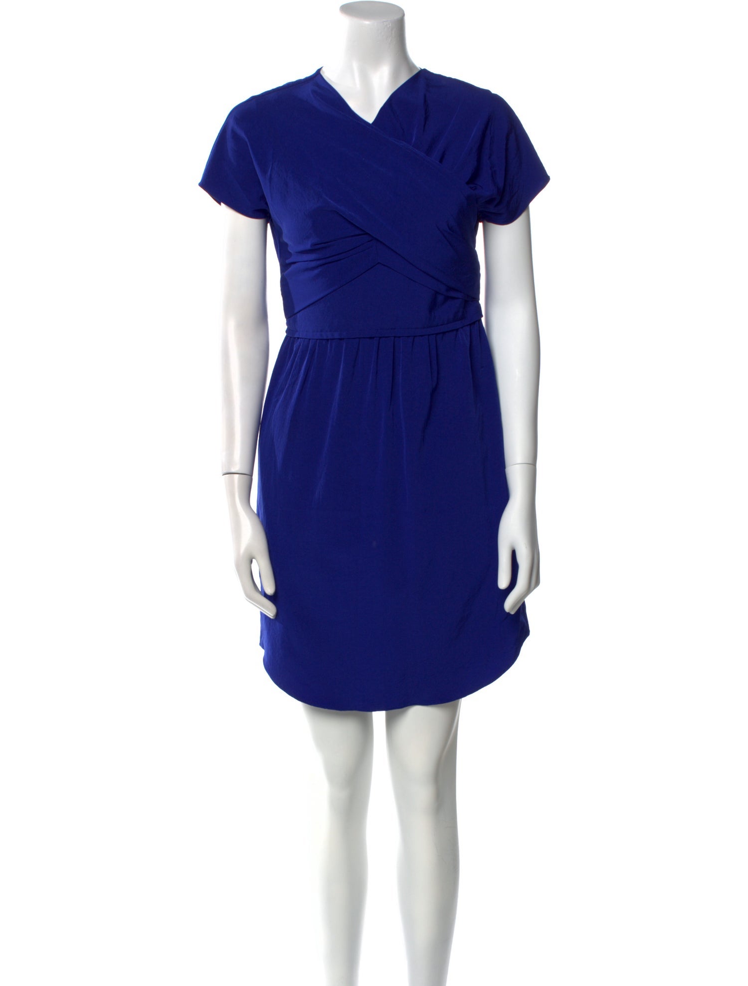 Carven V-Neck Mini Dress