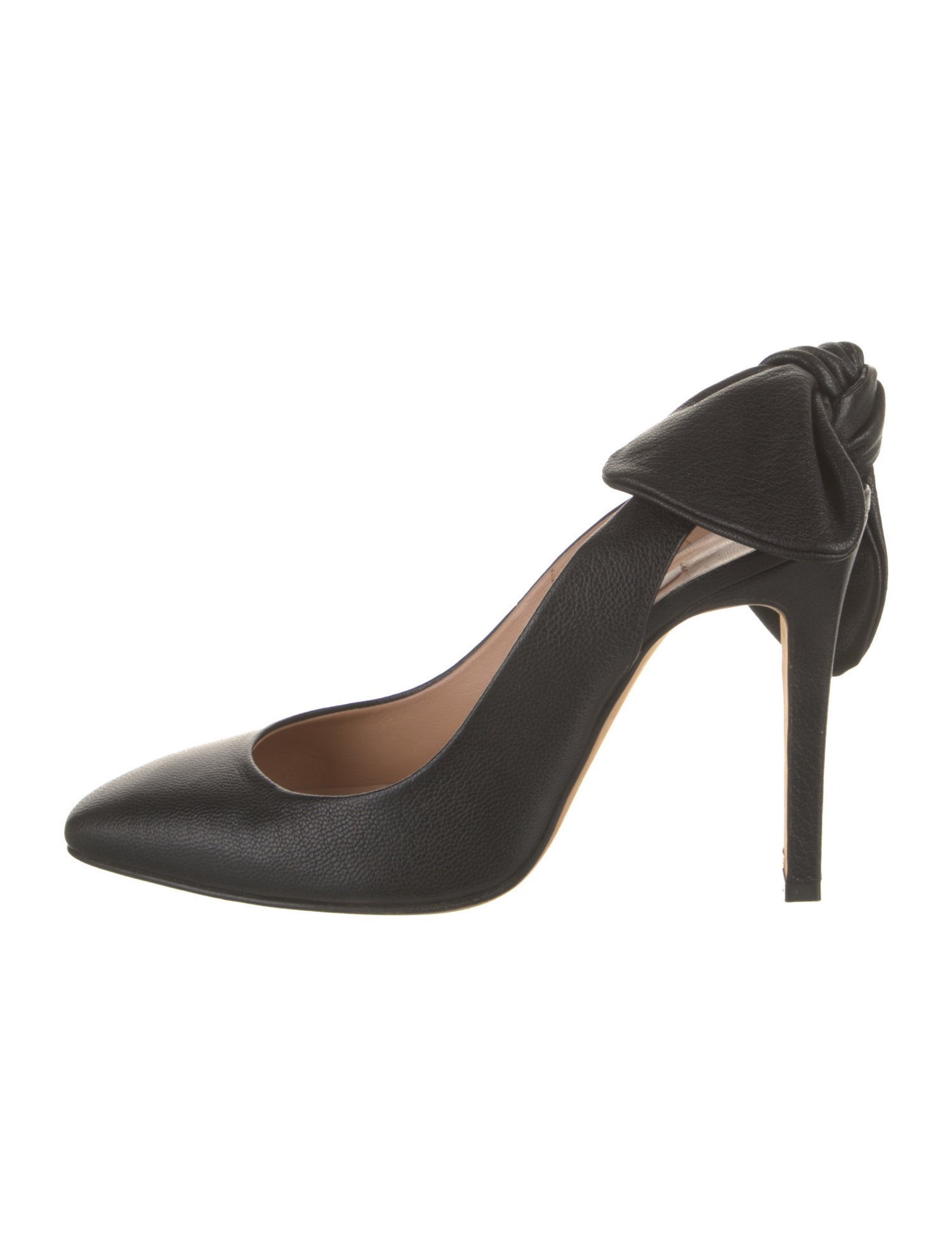 Carven Leather Slingback Pumps