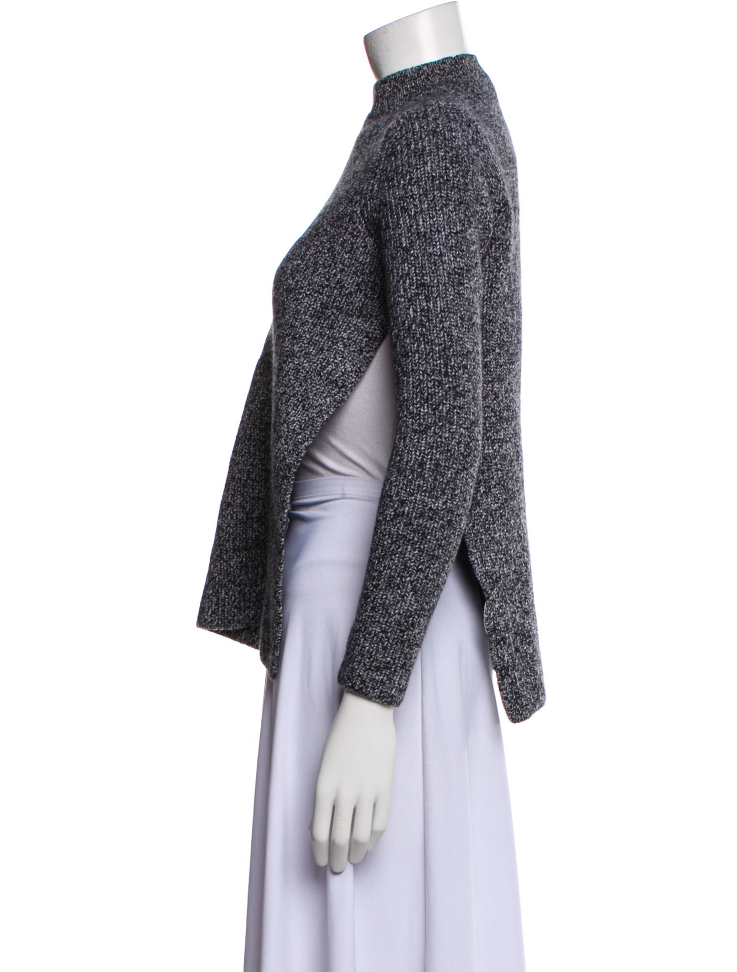 Carven Wool Mock Neck Sweater