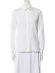 Carven Three-Quarter Sleeve Button-Up Top