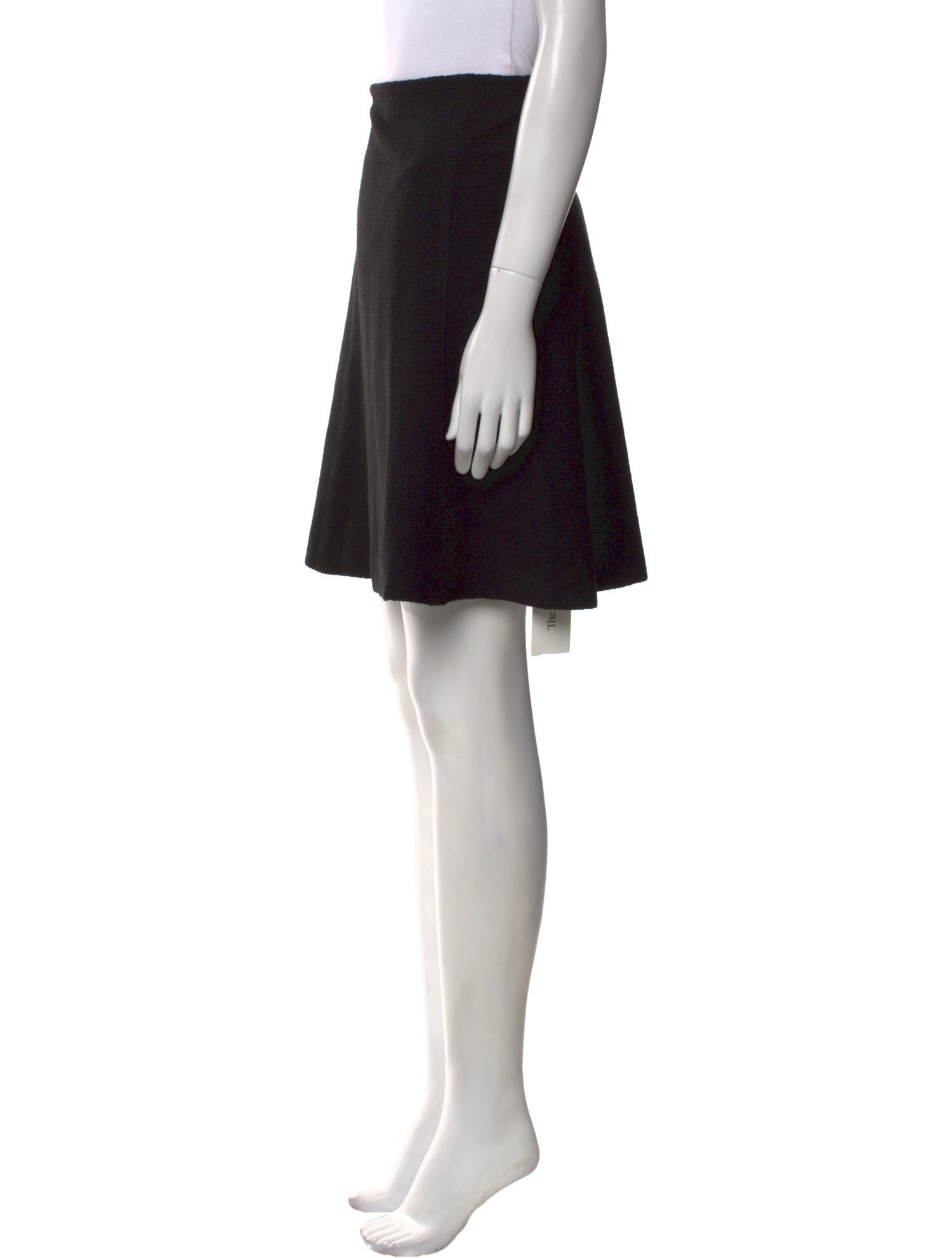 Carven Pleated Accents Knee-Length Skirt