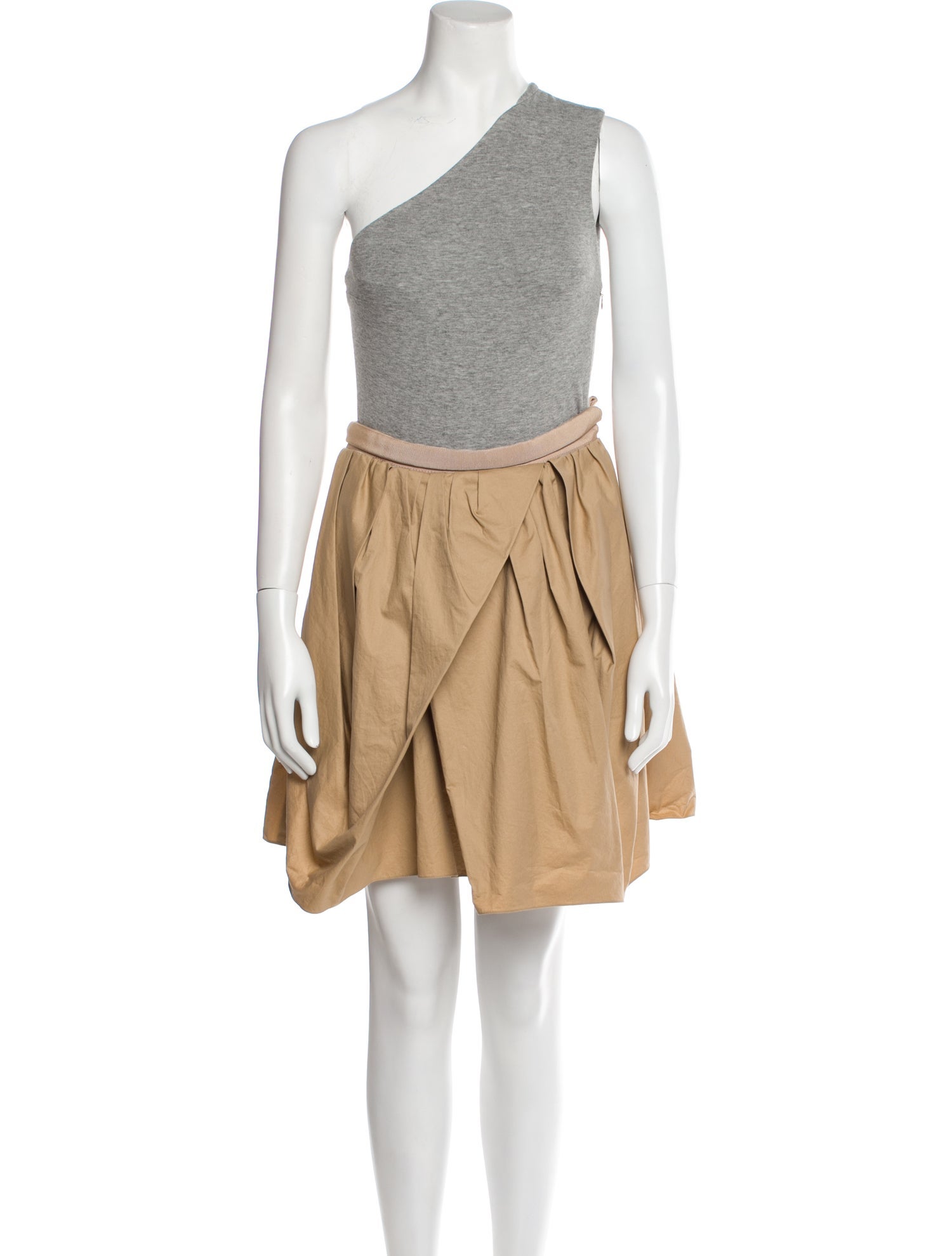 Carven One-Shoulder Mini Dress