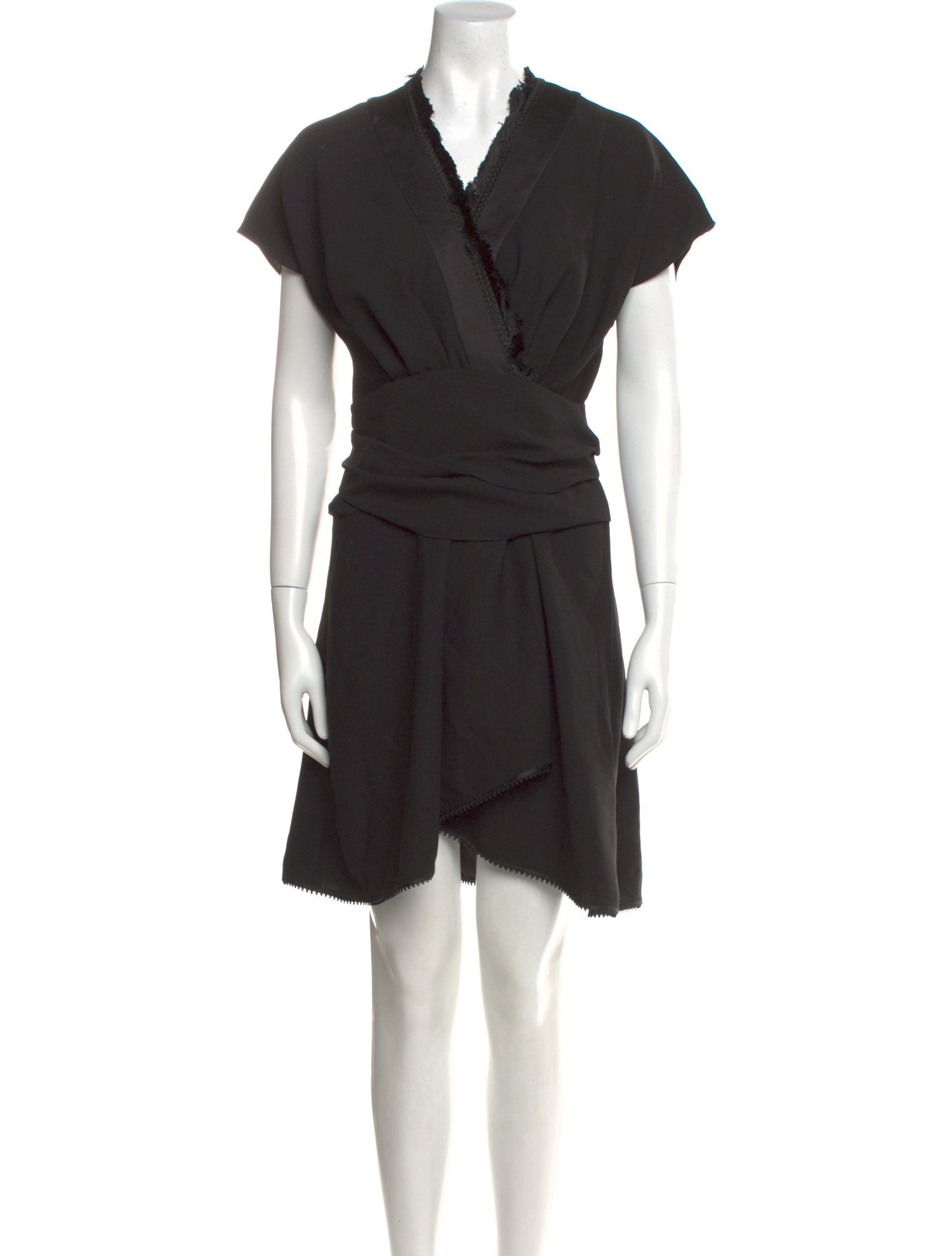 Carven V-Neck Mini Dress