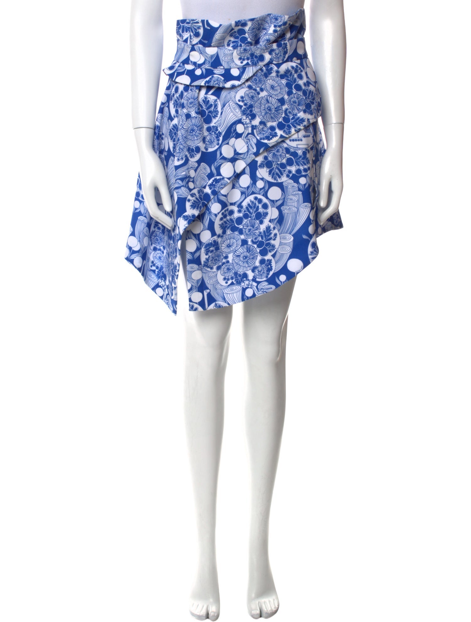 Carven Floral Print Knee-Length Skirt