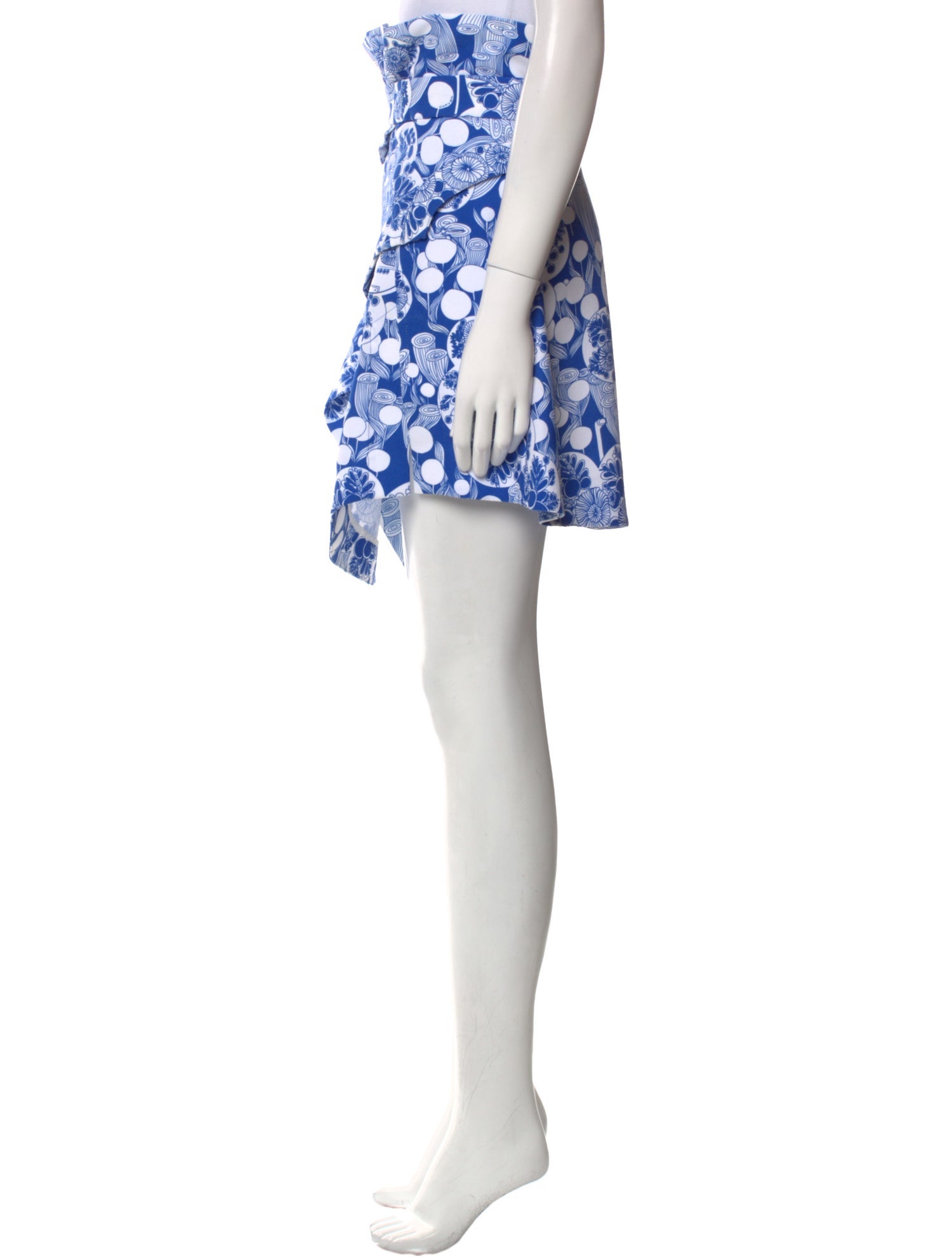 Carven Floral Print Knee-Length Skirt