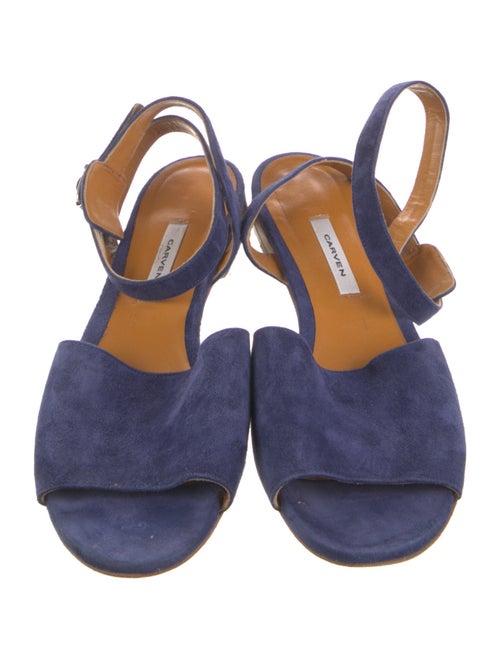 Carven Suede Gladiator Sandals