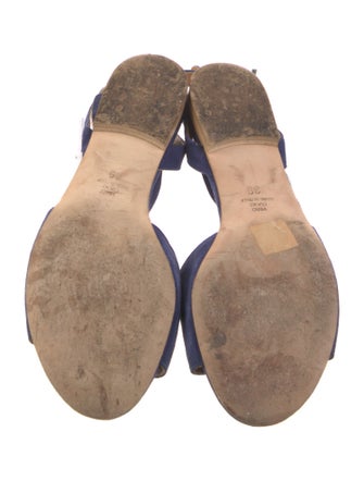 Carven Suede Gladiator Sandals