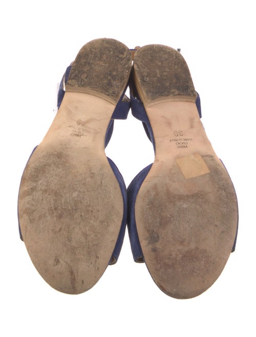 Carven Suede Gladiator Sandals