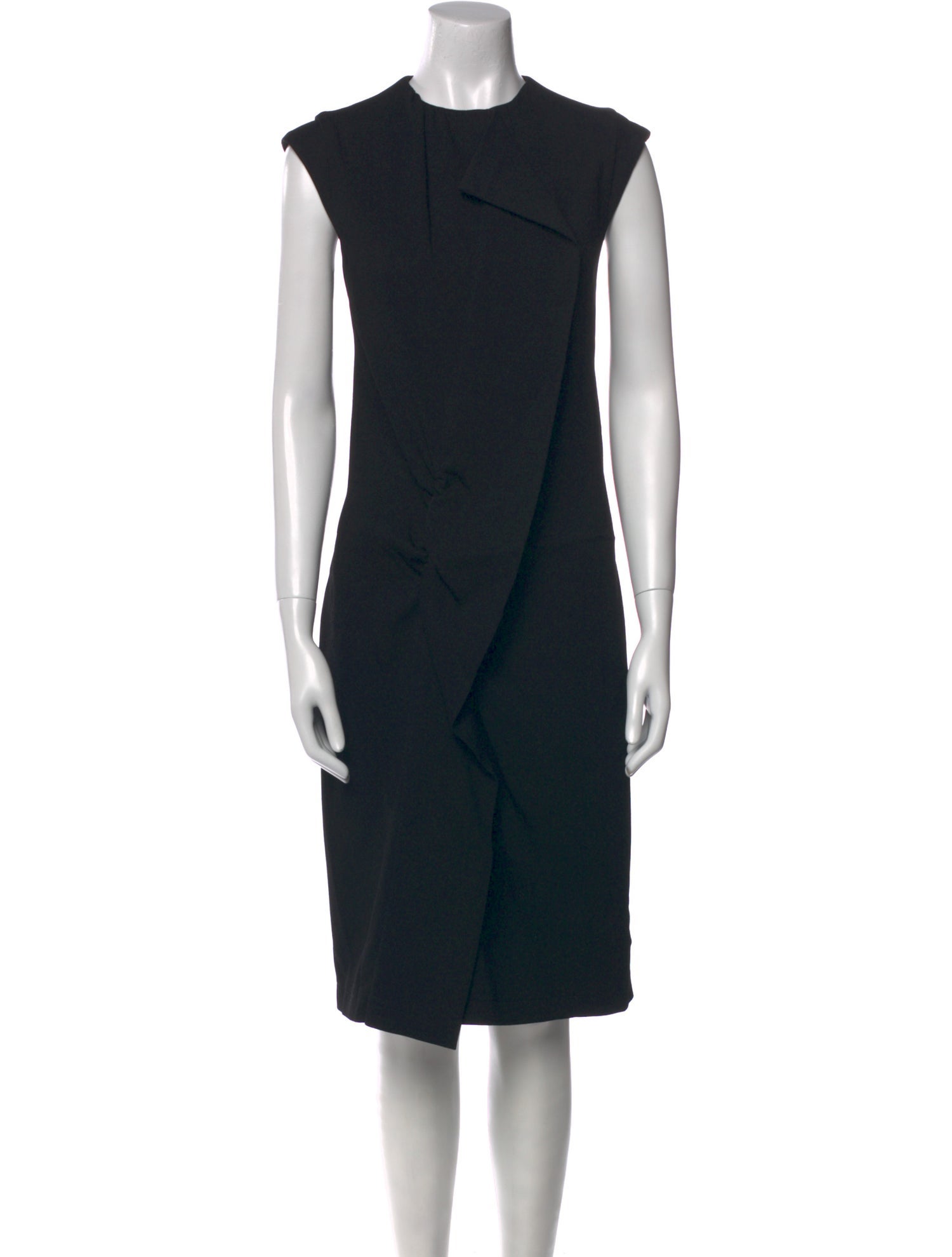 Carven Crew Neck Midi Length Dress
