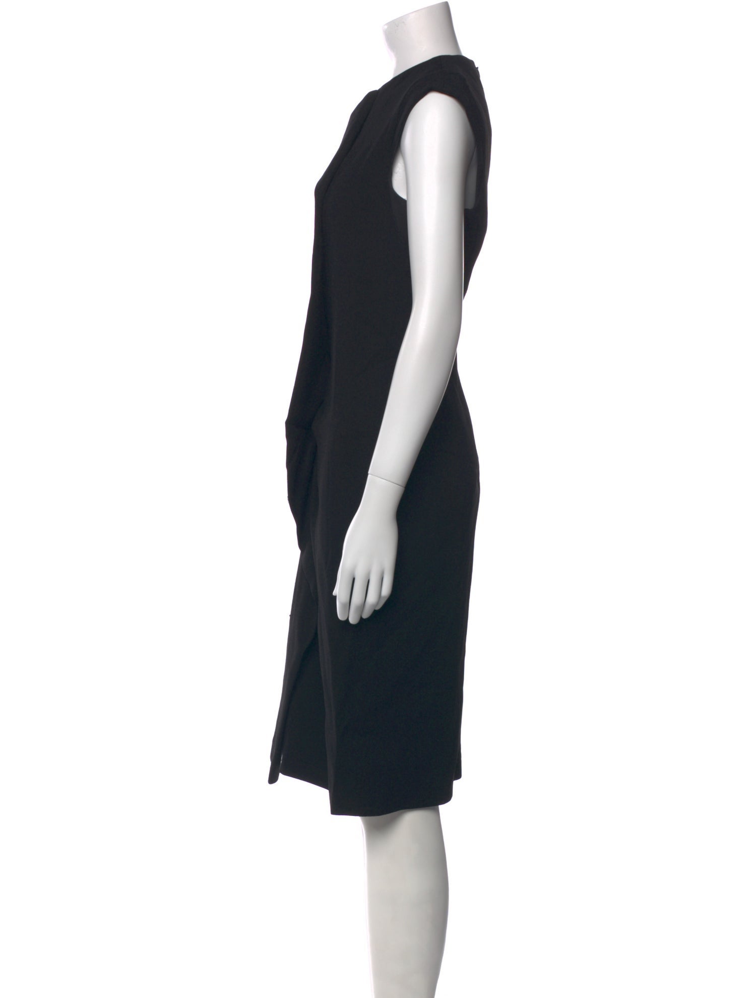 Carven Crew Neck Midi Length Dress