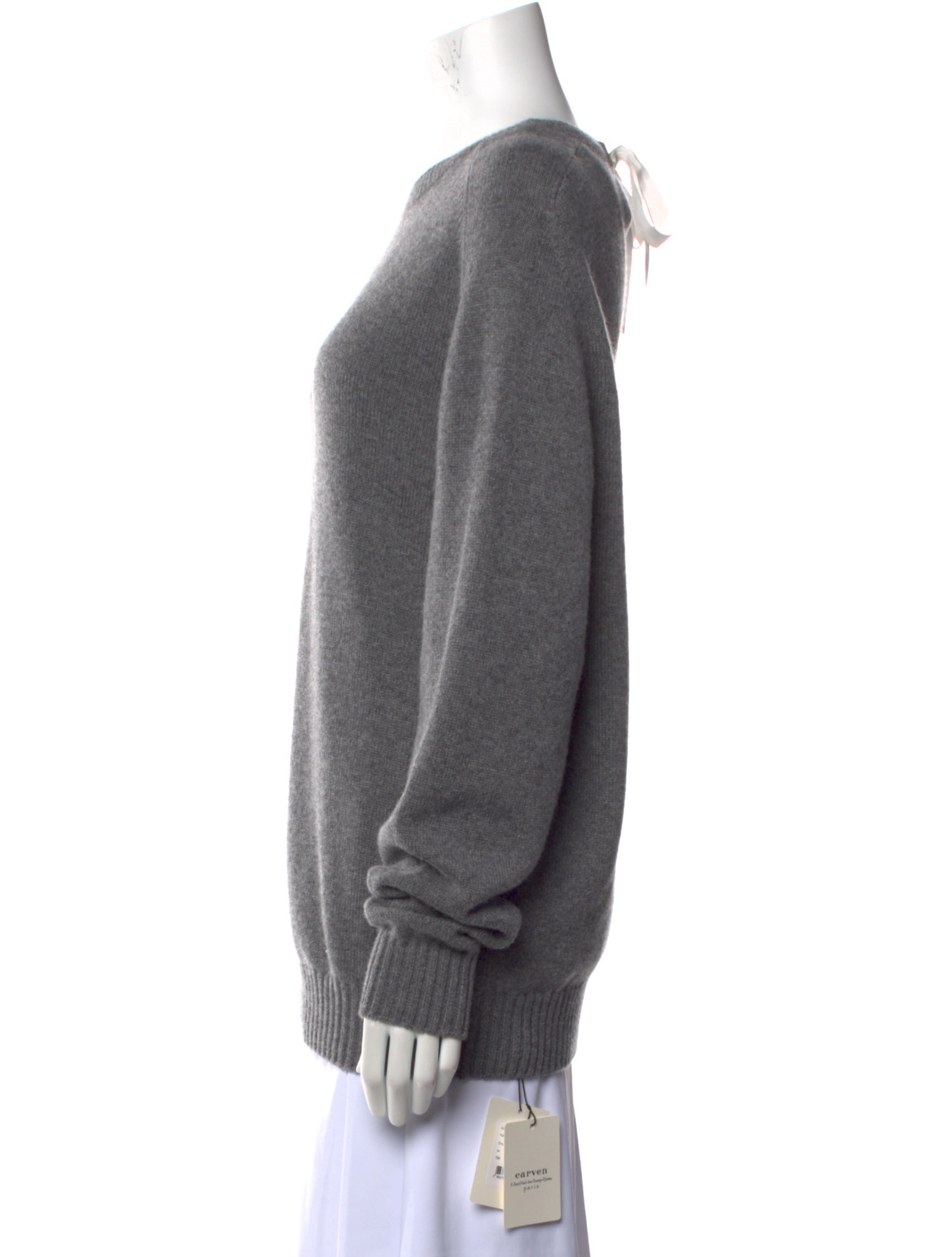 Carven Cashmere Crew Neck Sweater