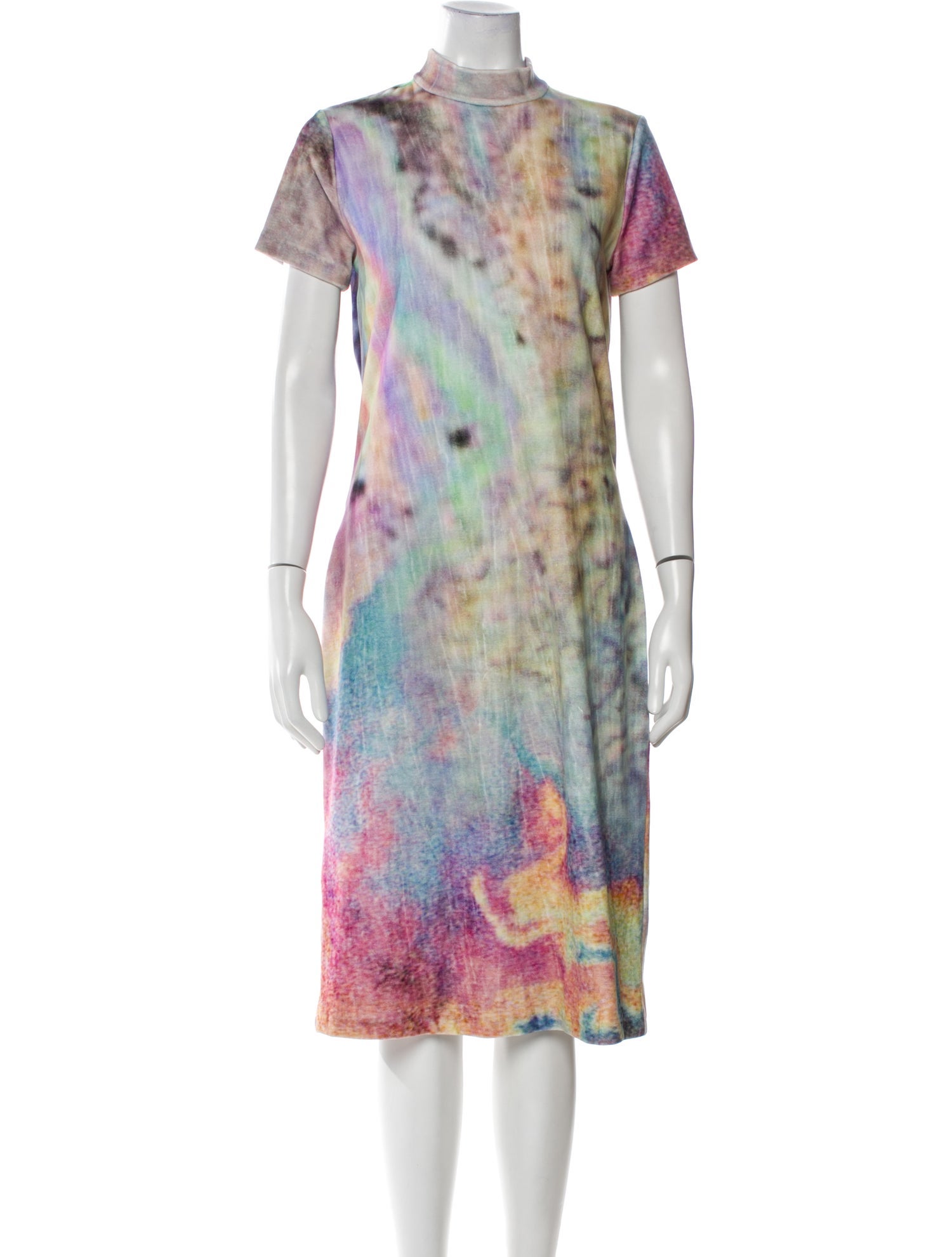 Carven Printed Midi Length Dress